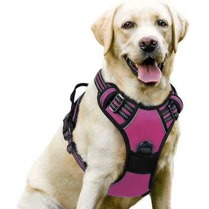 Dog Vest-Style Harness Traction Rope, Pet Harness Traction, Four-Color Optional Polyester Material Dog Harness, Suitable for Medium and Large Dogs, Dog Harness Pet Supplies