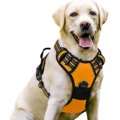 Dog Vest-Style Harness Traction Rope, Pet Harness Traction, Four-Color Optional Polyester Material Dog Harness, Suitable for Medium and Large Dogs, Dog Harness Pet Supplies