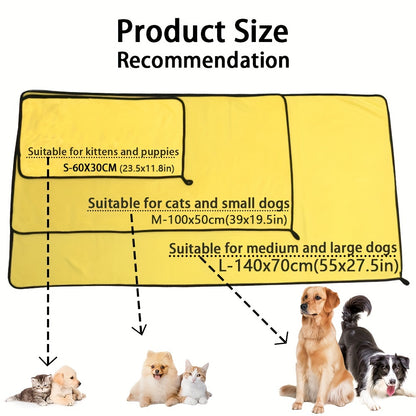 Super Soft And Absorbent Pet Towels - Perfect For Cats And Dogs! Christmas Gift